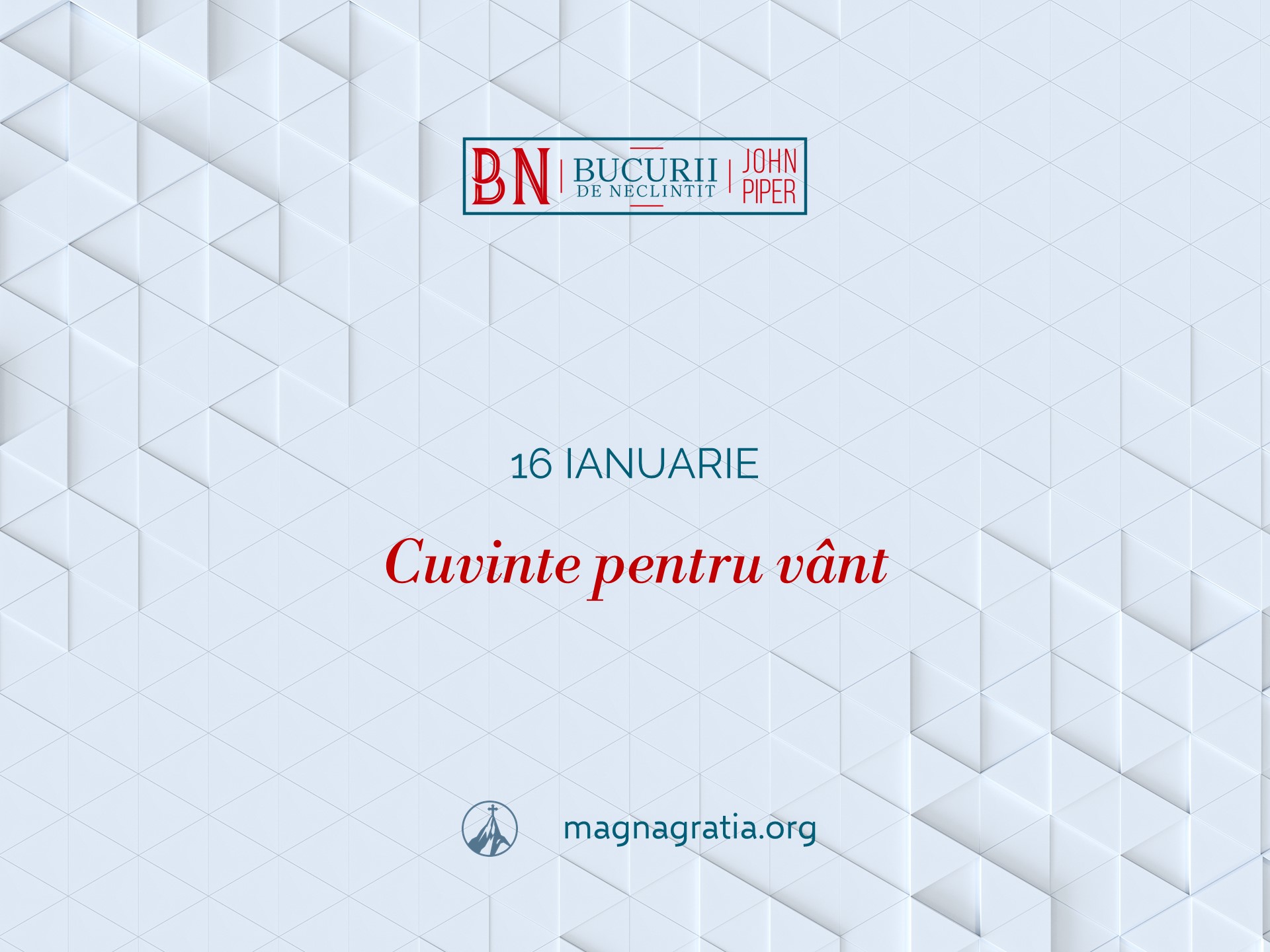 16 Ianuarie – Cuvinte pentru vânt