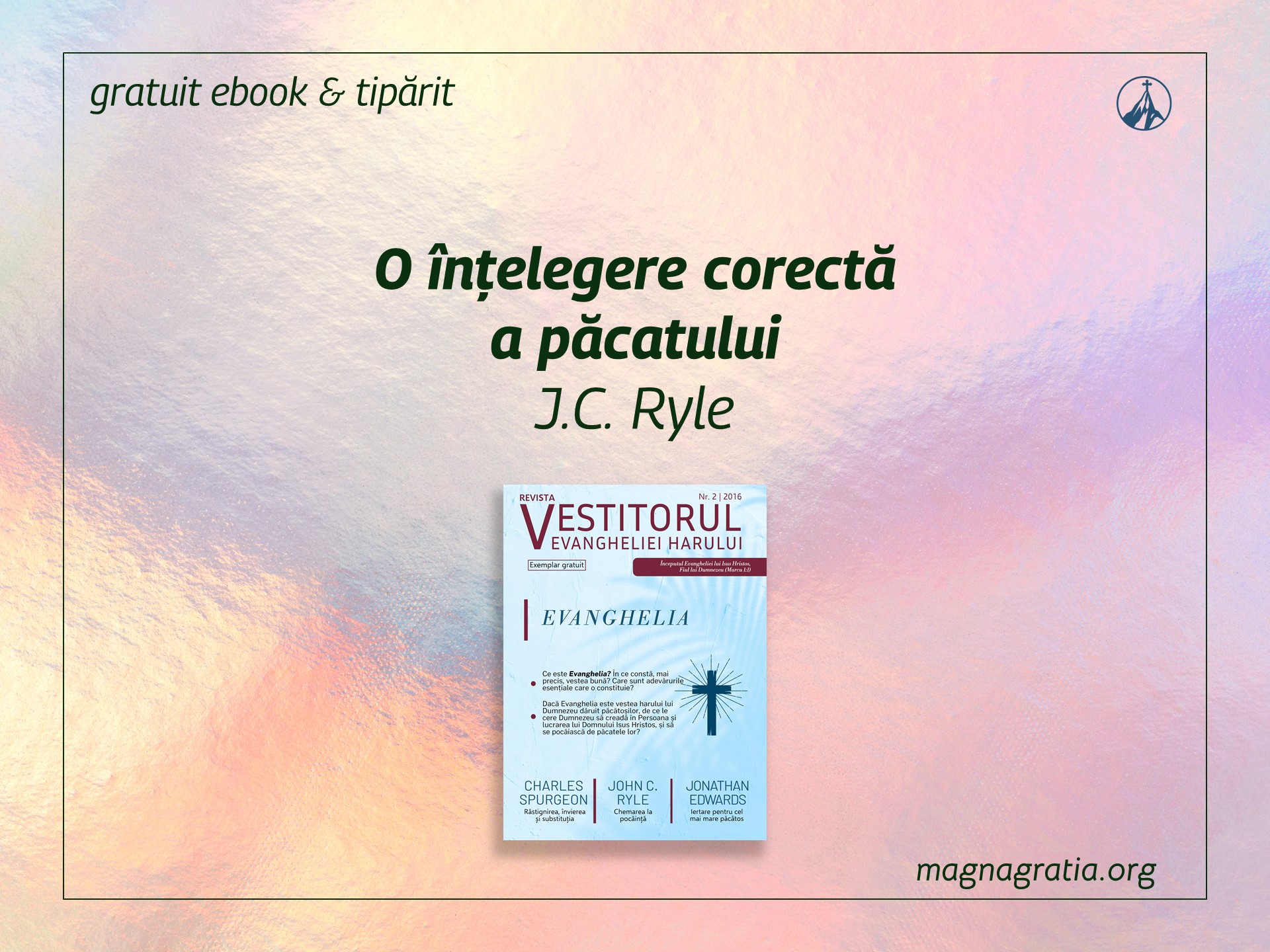 O înțelegere corectă a păcatului