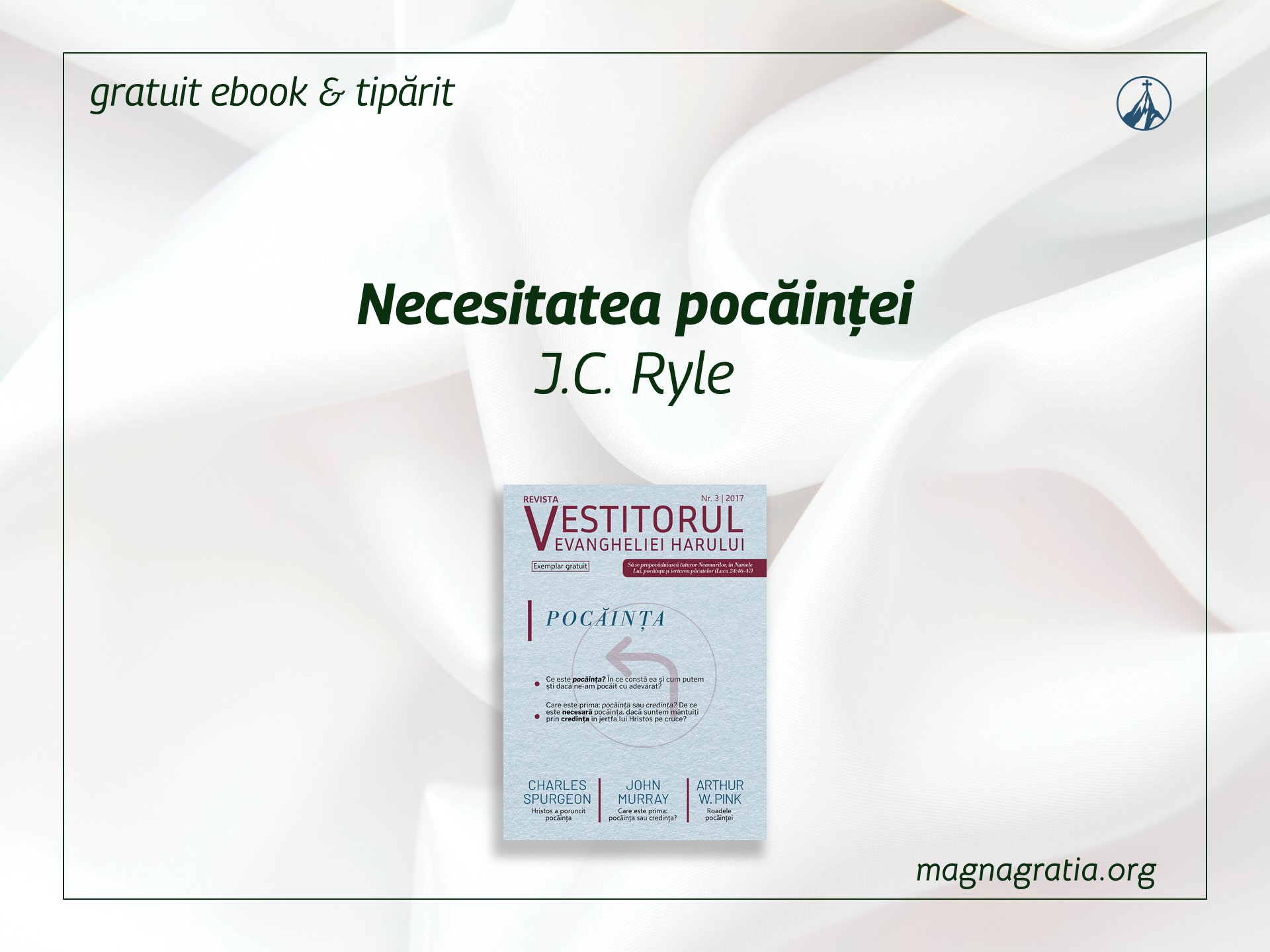 Necesitatea pocăinței