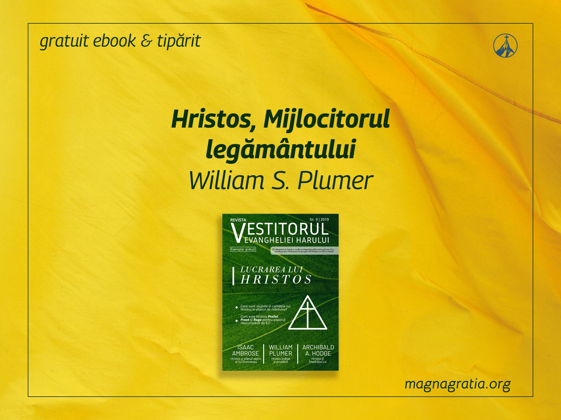 Hristos, Mijlocitorul legământului