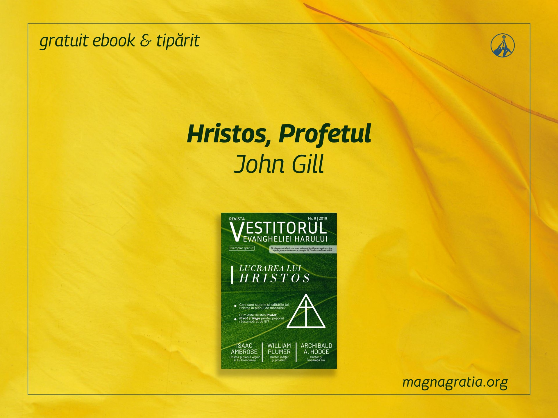 Hristos, Profetul