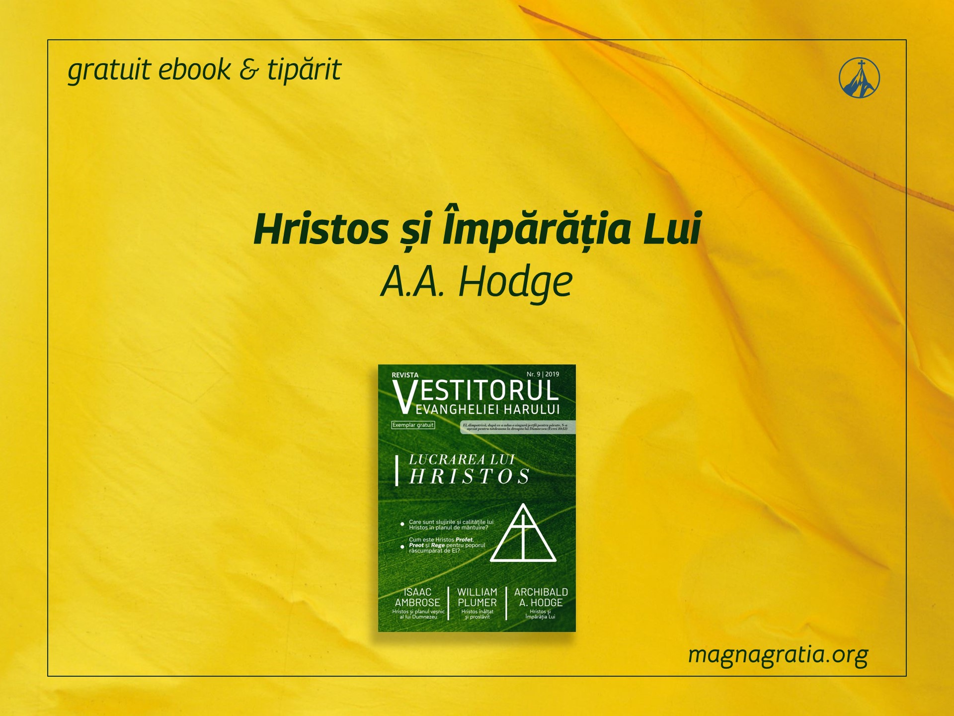 Hristos și Împărăția Lui