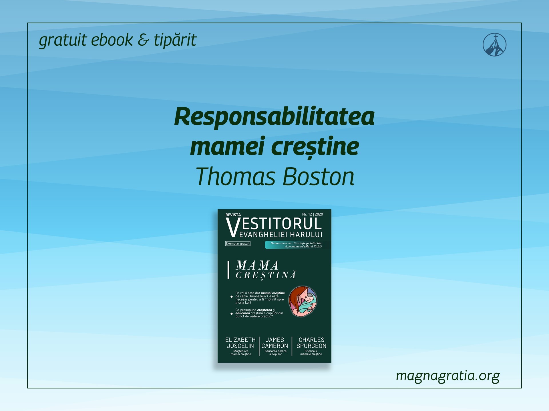 Responsabilitatea mamei creștine