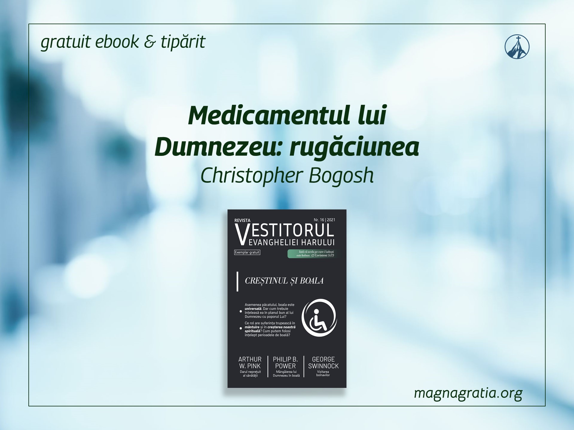 Medicamentul lui Dumnezeu: rugăciunea