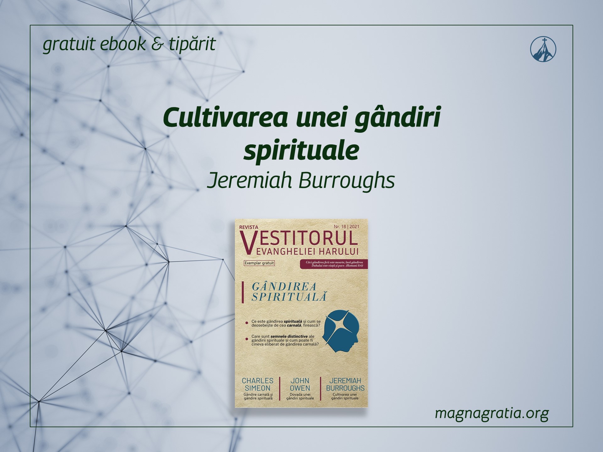 Cultivarea unei gândiri spirituale