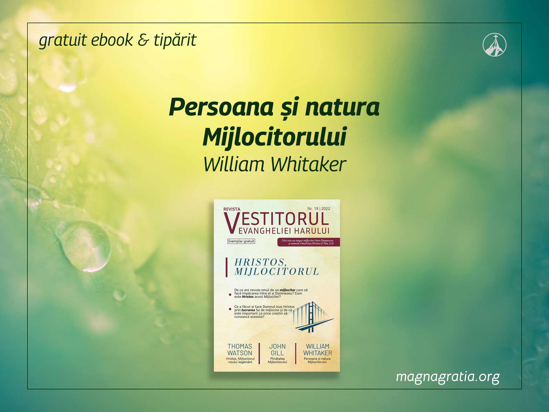 Persoana și natura Mijlocitorului