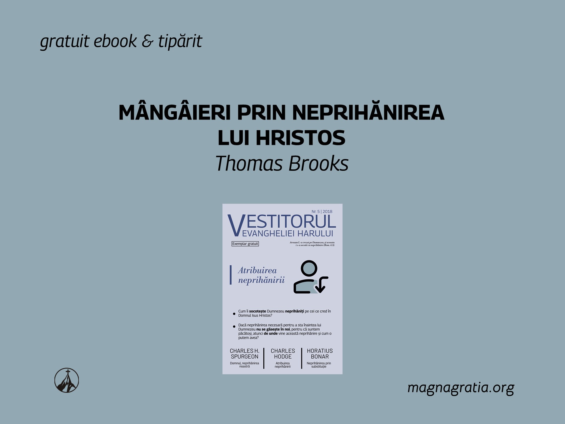 Mângâieri din neprihănirea lui Hristos
