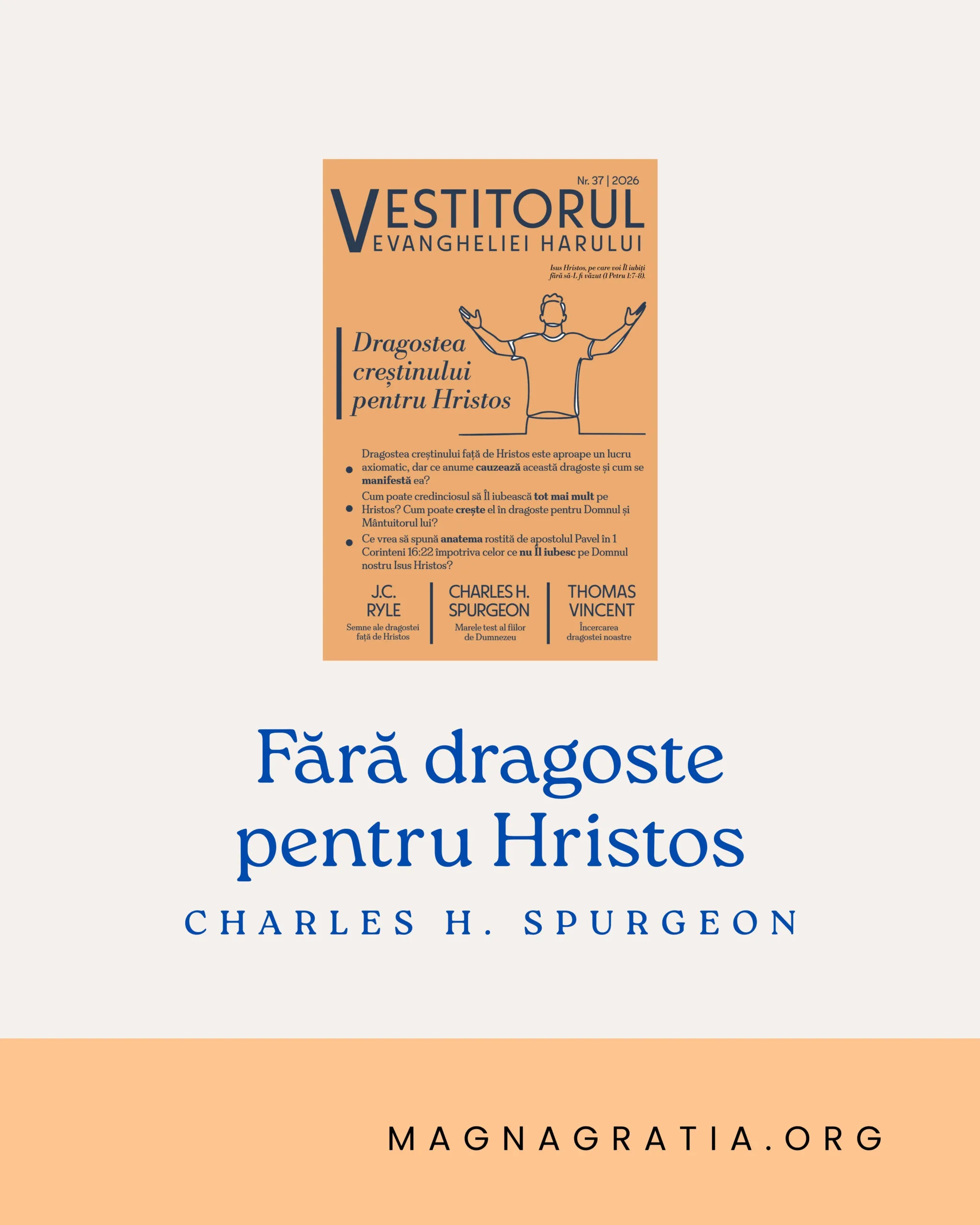 Fără dragoste pentru Hristos